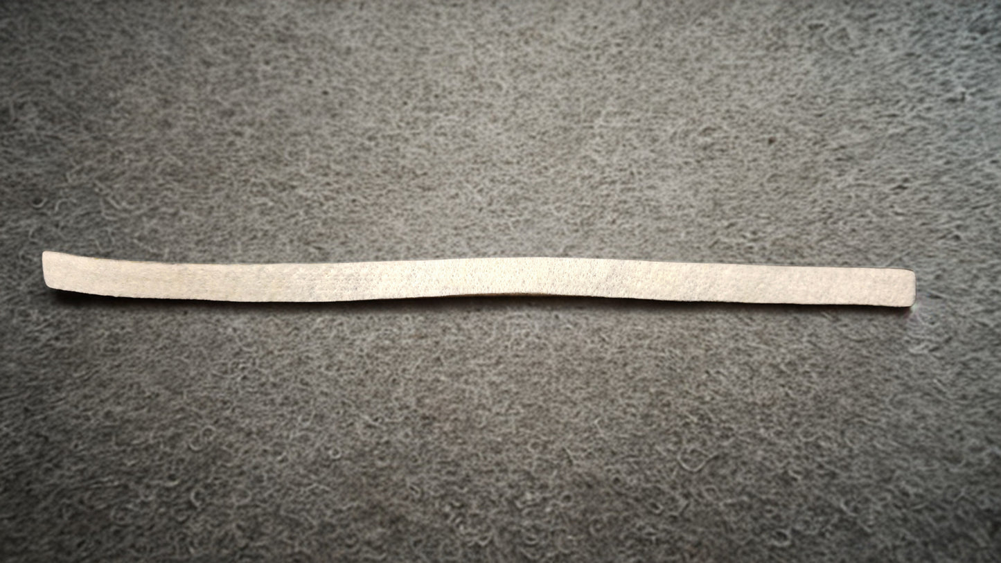 Filzstreifen für Bügeleisen-Sohlen, 8 mm stark