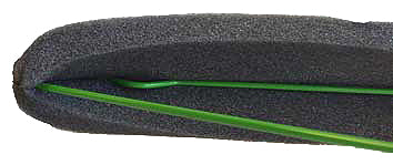 Schulterformer aus Schaumstoff - grau, extra stark