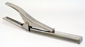 Faltenklammer V2A für Jacken, gerade, 185 × 30 mm