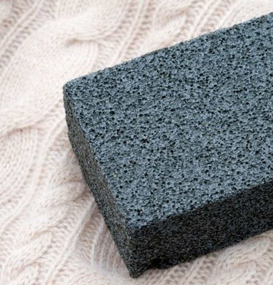 Pilling stone MAGIC BRICK, lint stone made from lava stone