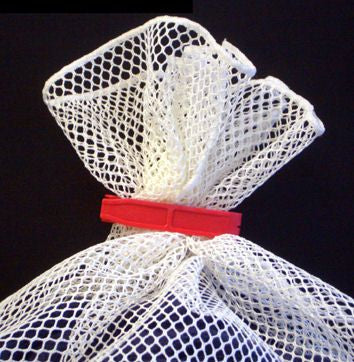 Wäsche-Netzverschluss-CLIP aus Kunststoff - rot