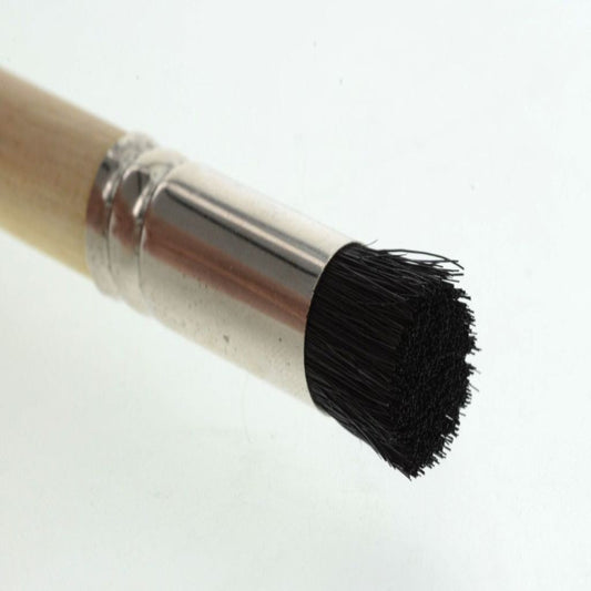 Spotting brush, double-sided, natural hair hard/soft