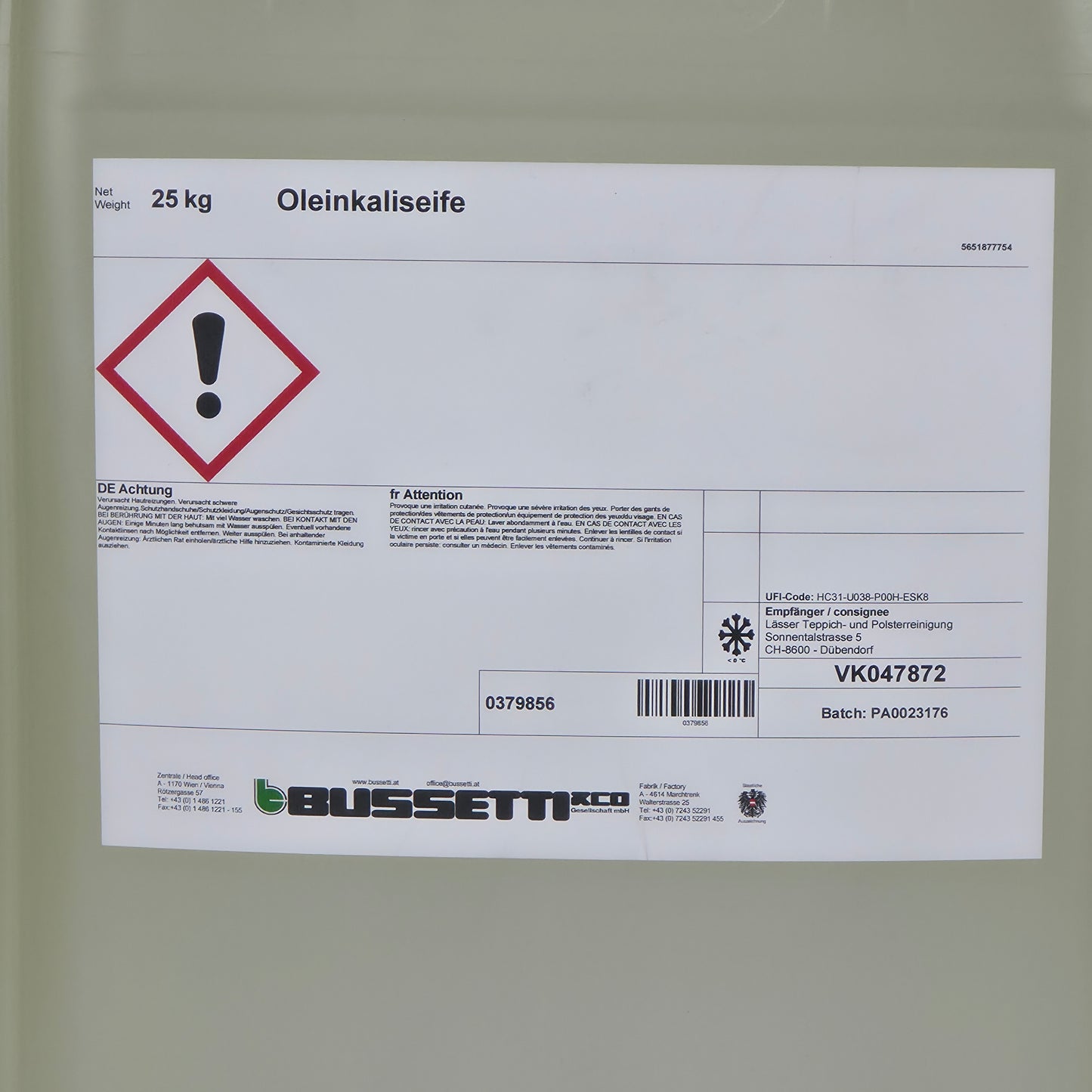 Savon oléique de potassium