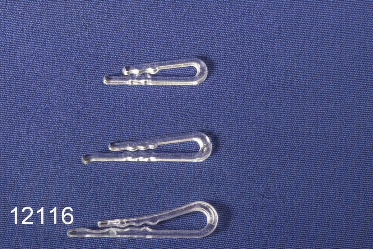 Plastic garment clip - transparent