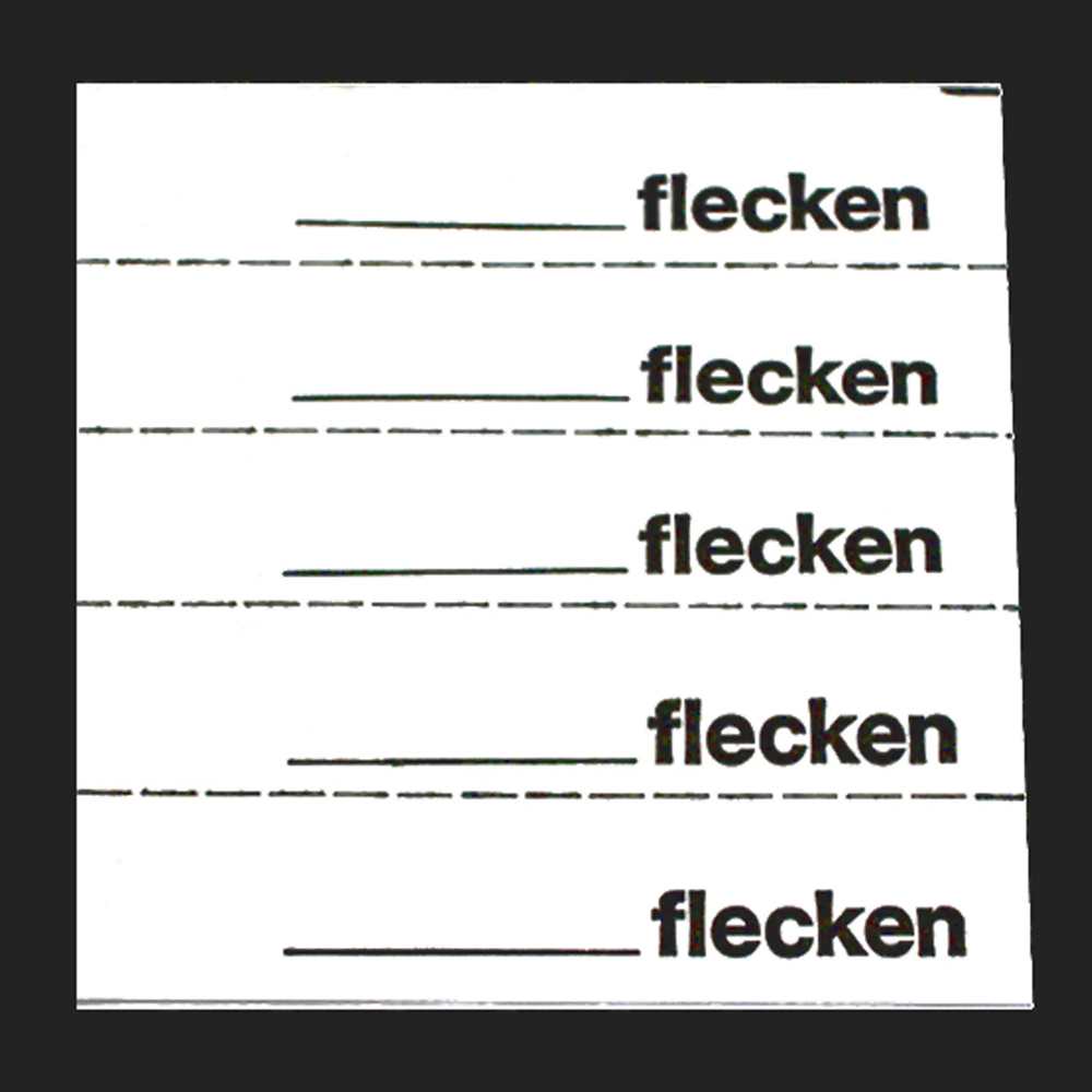 Buttonhole strips without numbering - orange