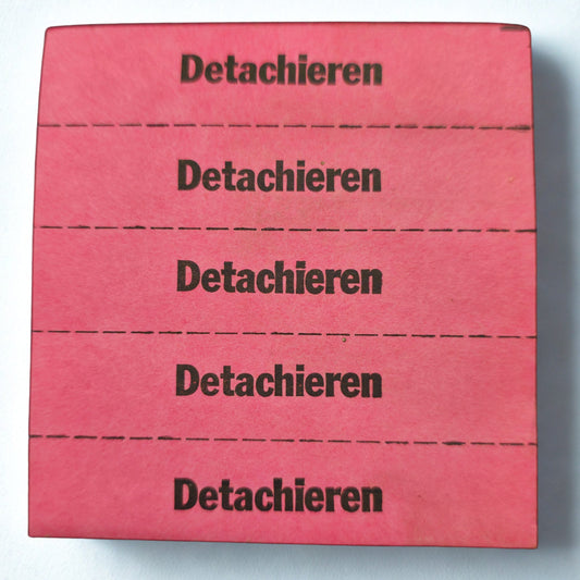 Bandes de boutonnières sans numérotation - orange