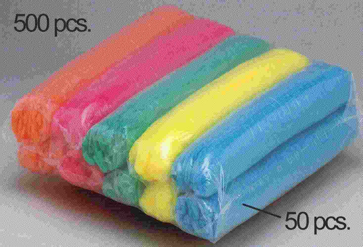 Colorful foam shoulder pads