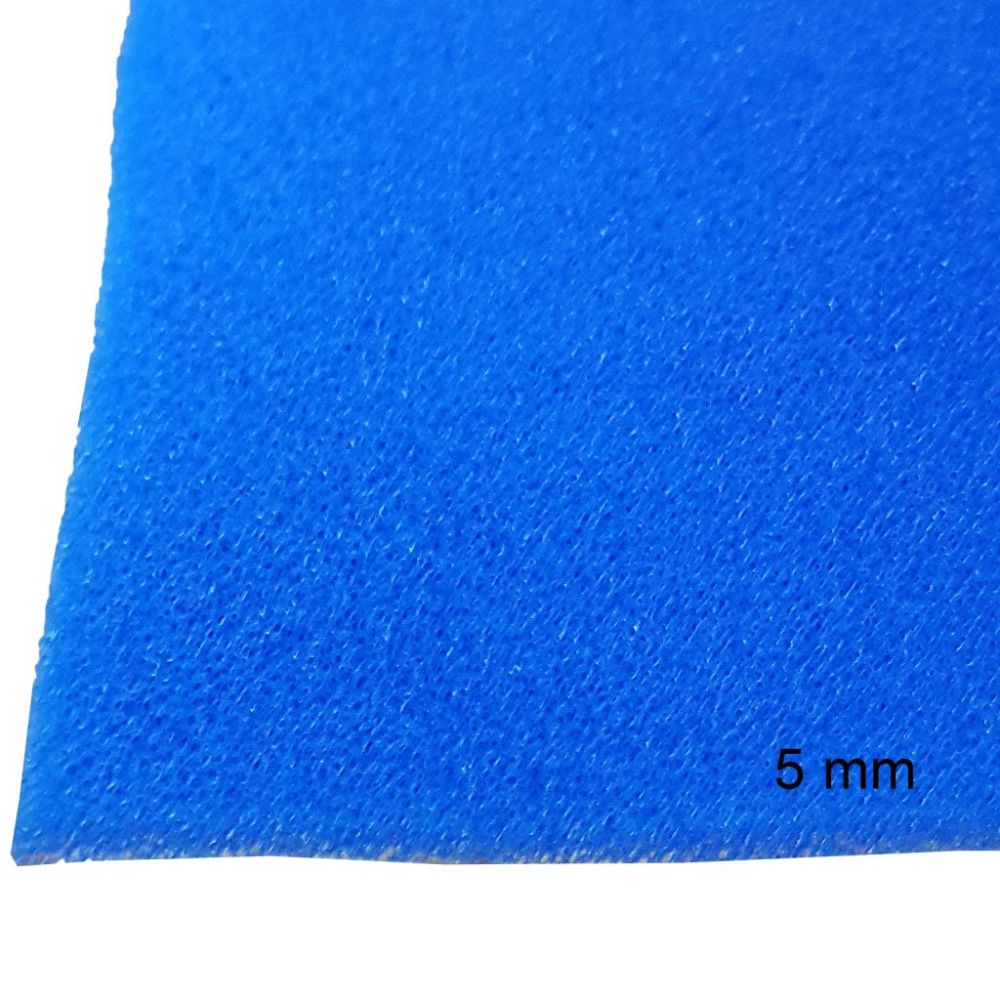 Ironing foam made of polyester - intense blue
