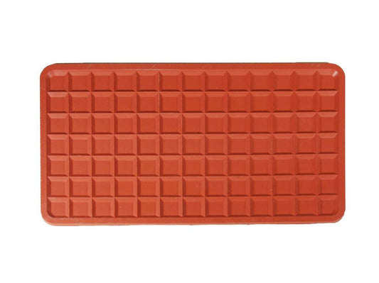 Silikon-Untersetzer ohne Rand - rot