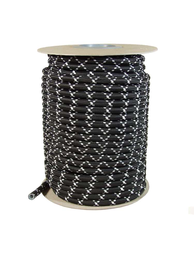 Silikonschlauch - schwarz/weiss