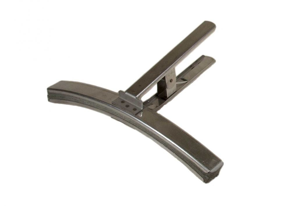 Folding clip V2A for jackets, curved, 280 × 28 mm, special