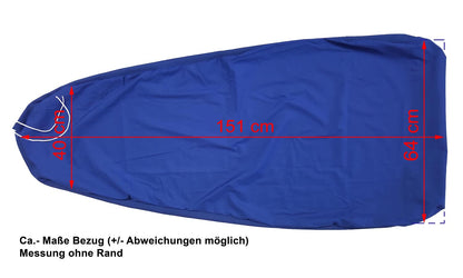 Bezug aus Polyester/ Baumwolle - blau, Modell DOB (für VEIT CR2, KRIETE F103, etc.)