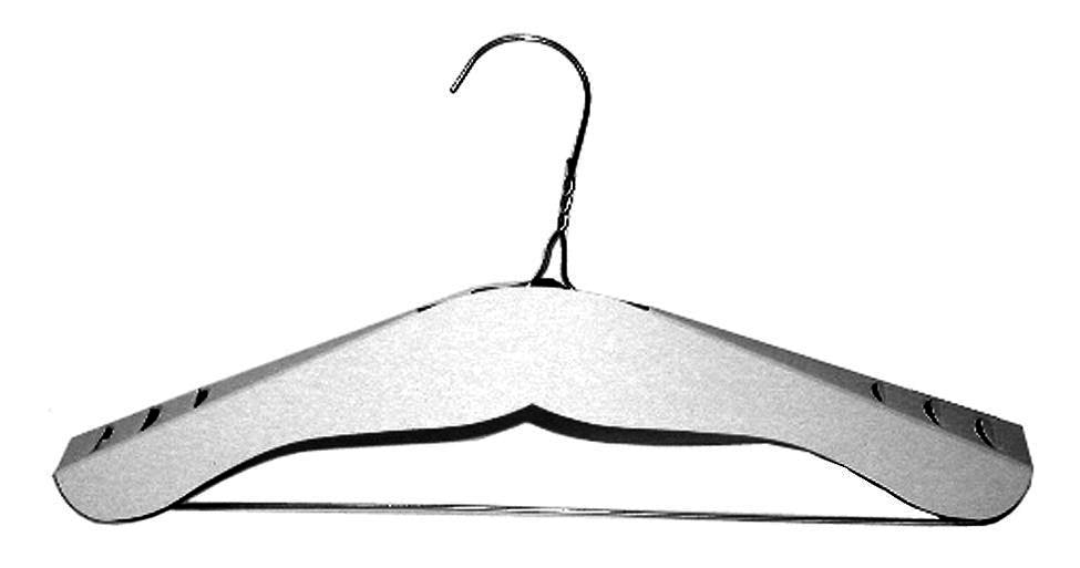 Cardboard shoulder shaper with integrated anti-slip device