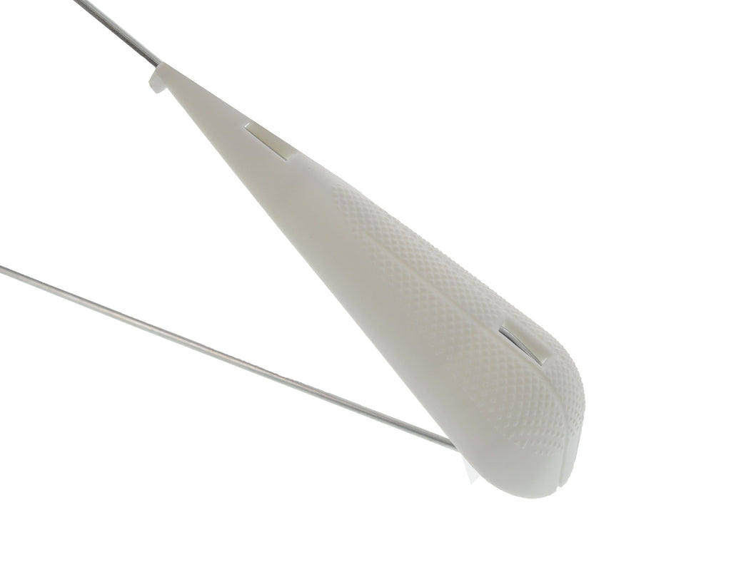 Plastic shoulder shaper caps for clipping onto wire hangers