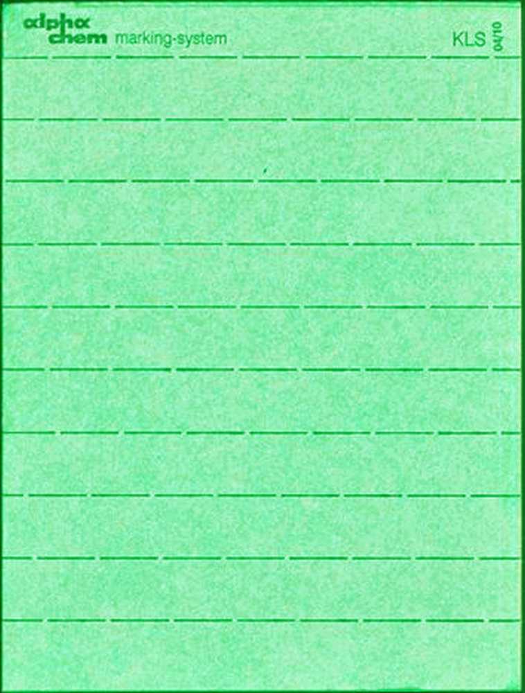Buttonhole strips without numbering - white