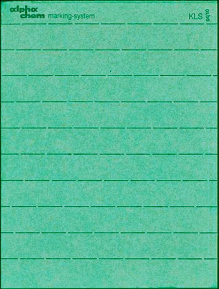 Buttonhole strips without numbering - white