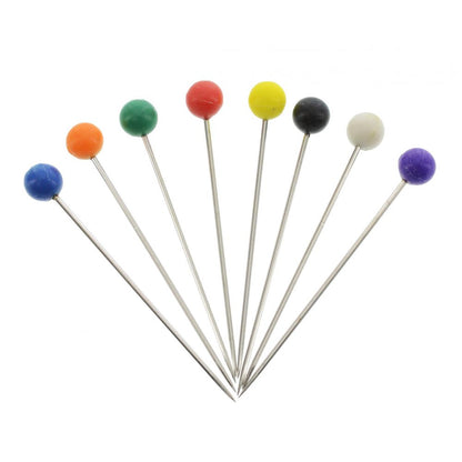 Push pins, 32 × 0.60 mm with colored plastic head, extra fine