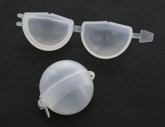 Couvercle de bouton, en plastique, laiteux-transparent
