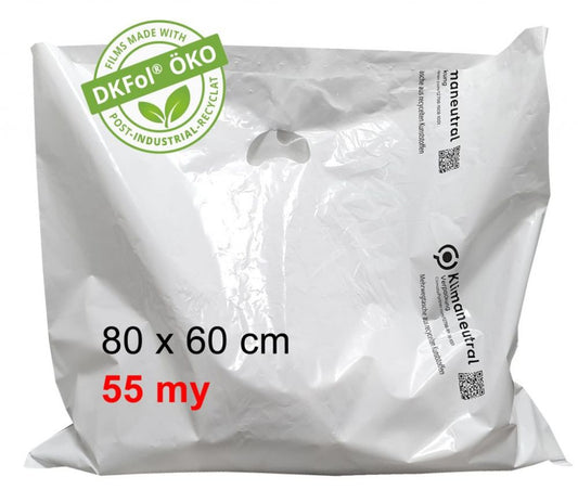 Tragetasche Mehrweg 80 x 60 cm | 55 my, DKFOL-ÖKO, Klimaneutral