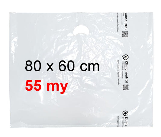 Tragetasche Mehrweg 80 x 60 cm | 55 my, DKFOL-ÖKO, Klimaneutral