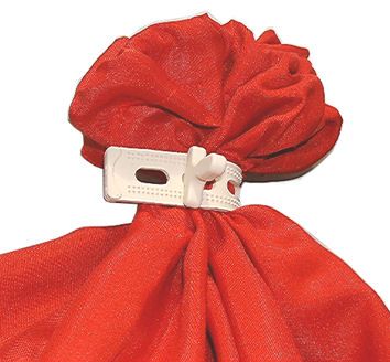 Gumminetzverschluss - weiss