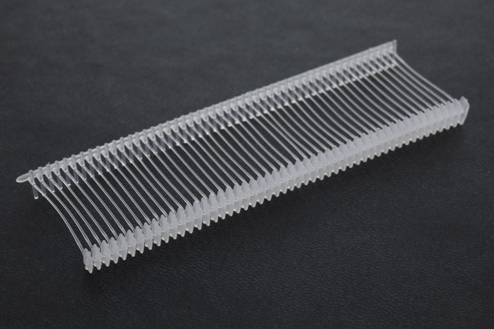 Fastening thread, polypropylene, fine, white, 25 mm