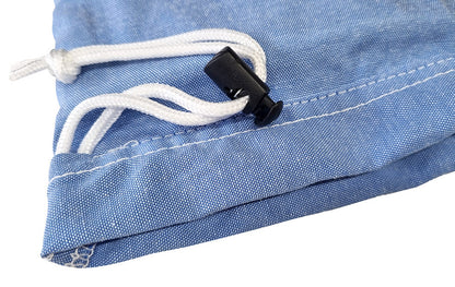 Schutzbeutel für Schnallen und Karabinerhaken - blau