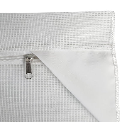 Reinigungsnetz mit Reissverschlussund Zipp-Abdeckung -80 × 130 cm, weiss