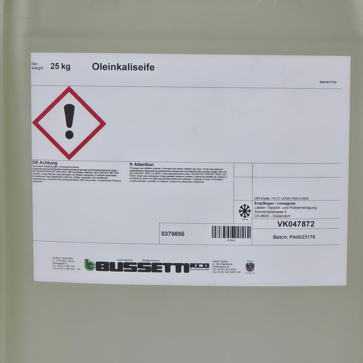 Potassium oleic soap